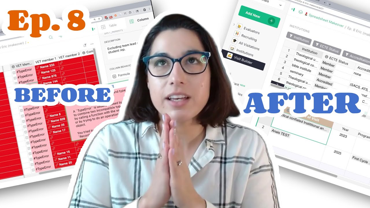 thumbnail for spreadsheet makeover episode 8