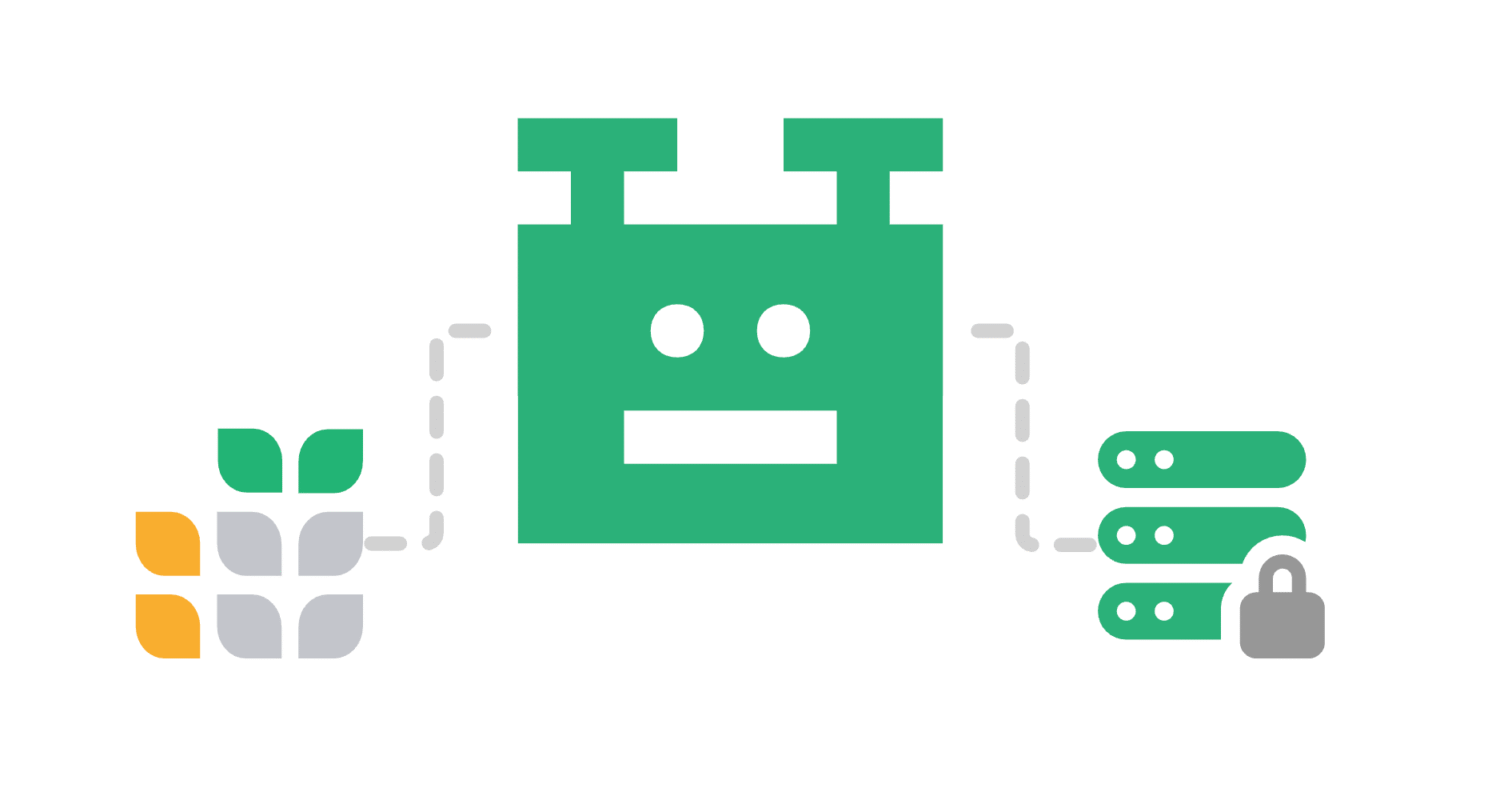 graphic representing AI for spreadsheets with Grist