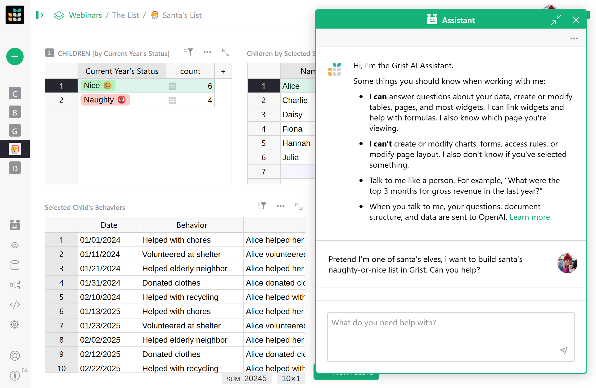 Build Your Document with AI | Grist