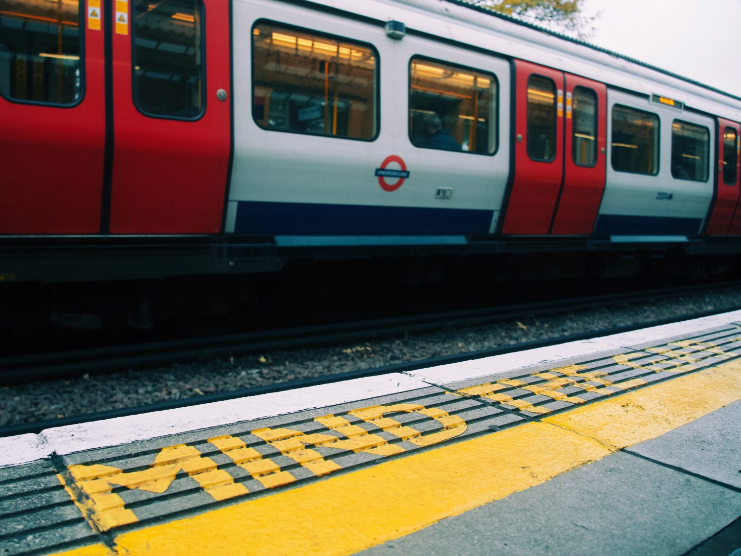 "Mind the Gap" at the London underground