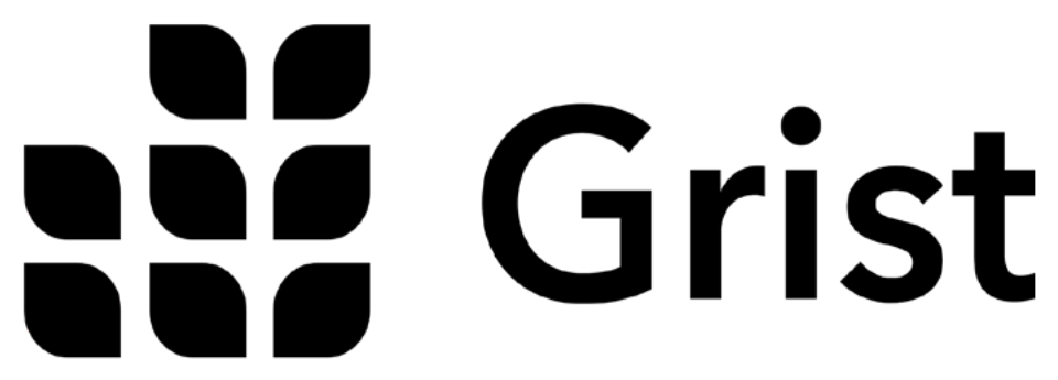 An all-black version of the icon and wordmark, for single-color contexts — stamps, engraving, or anywhere else color can't reproduce.
